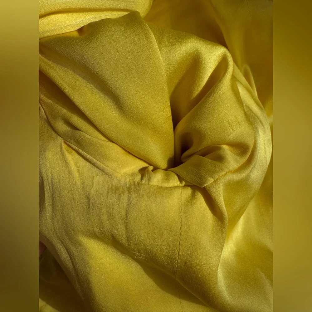 CHANEL 97P Yellow Bouclé Skirt Suit - Same Collection Worn by Princess Dian